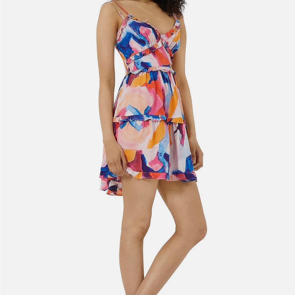 French Connection size 2 multi-colored dress.